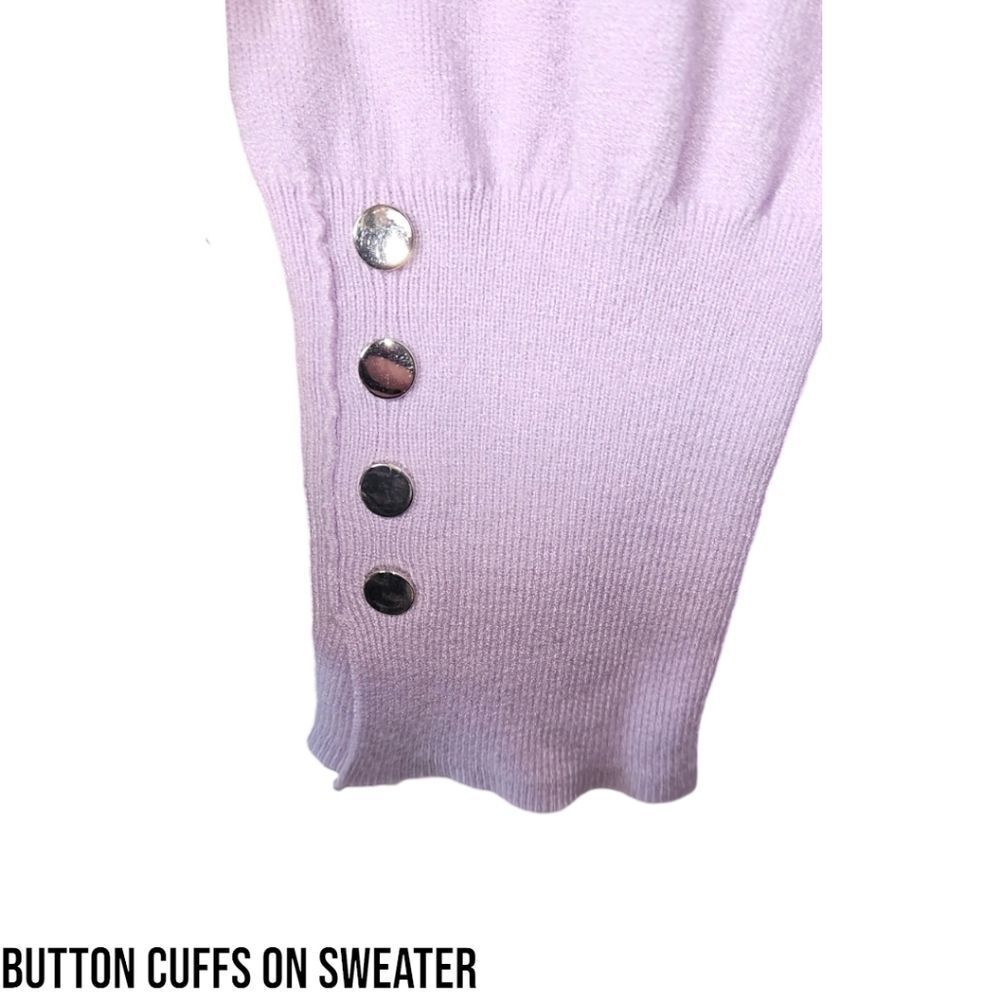 NEW TORRID EVERYDAY SOFT Purple Pullover Turtleneck Sweater Plus Size 2X - Picture 5 of 16
